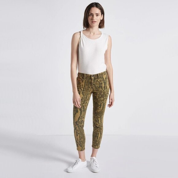 NWT Current | Elliott python print skinny crop jeans, 25-26 - Picture 5 of 16